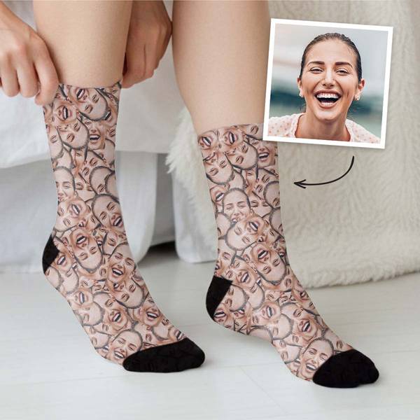 Individueller Druck auf Socken